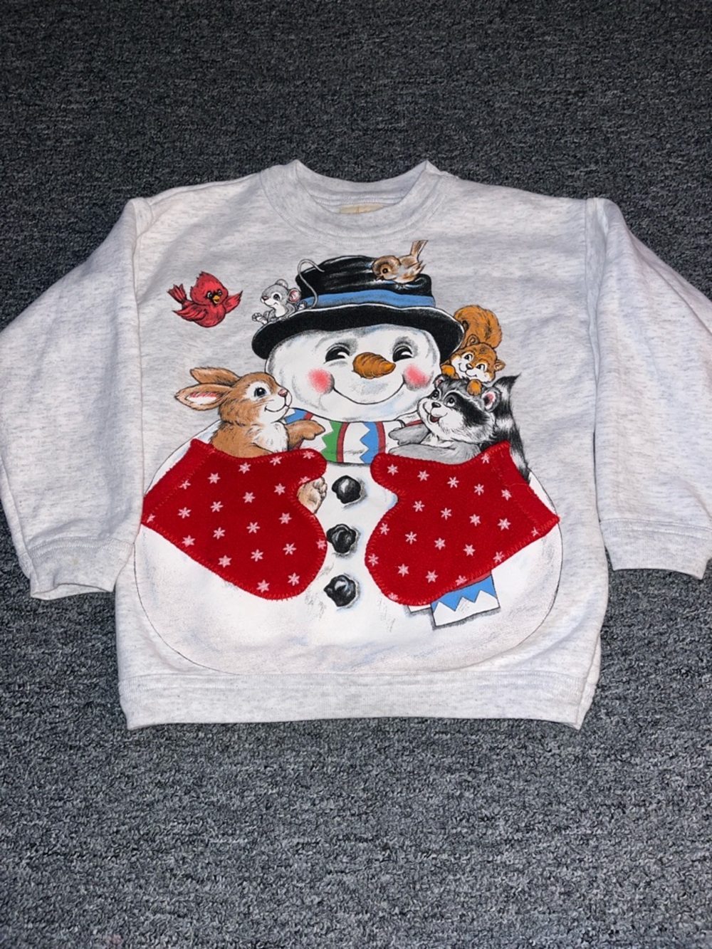 Artisans Kids Snowman Crewneck Sweater